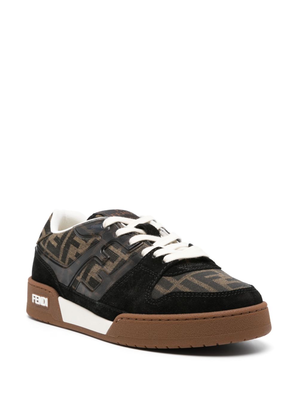 SNEAKER MATCH CROS NEGRO CAMEL MONOGRAM