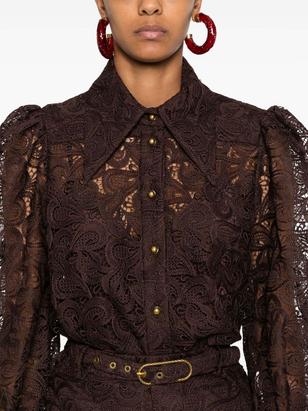 BLUSA BLONDA MARRON CHOCOLATE