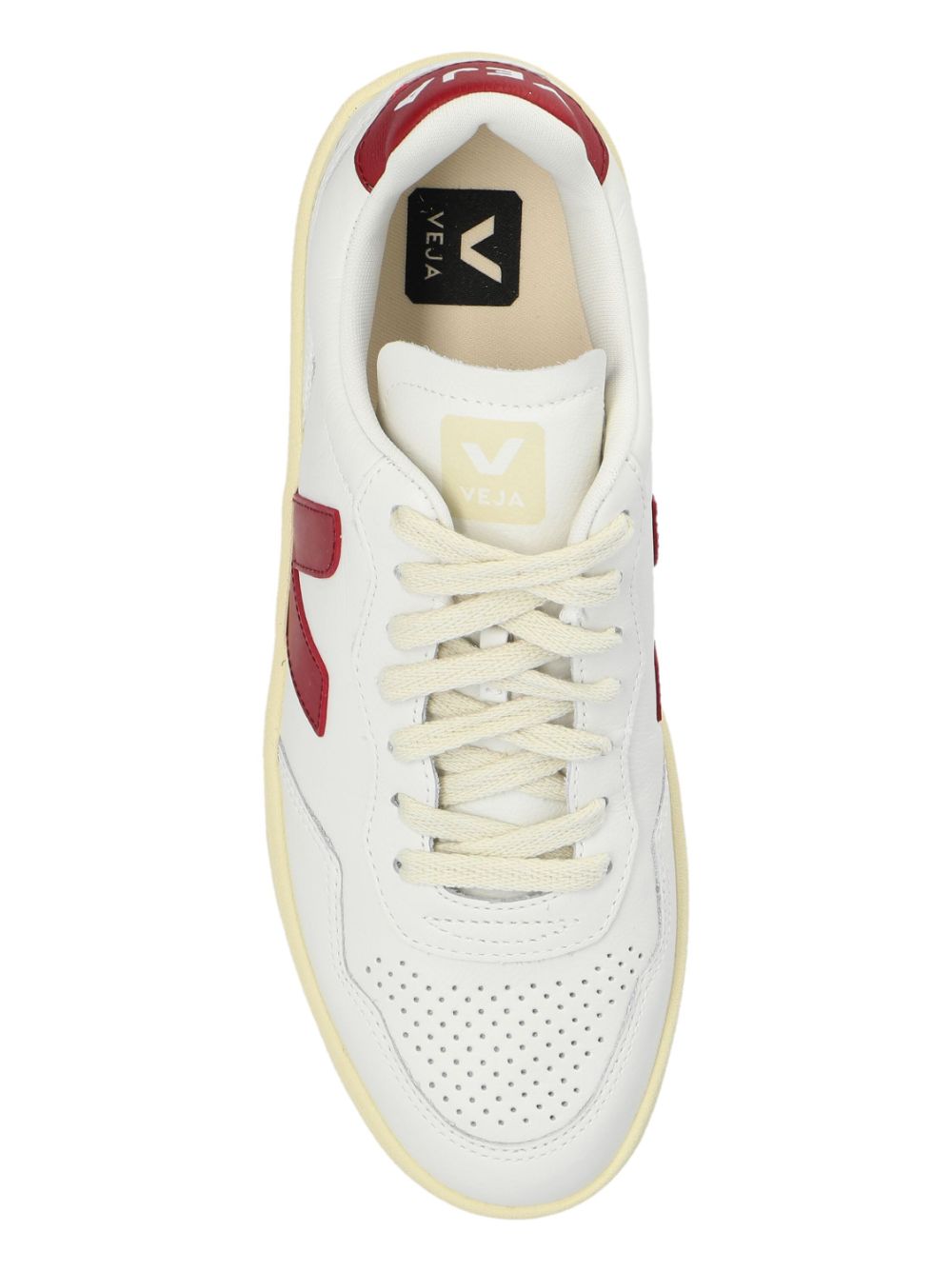 SNEAKER V90 BLANCA V GRANATE