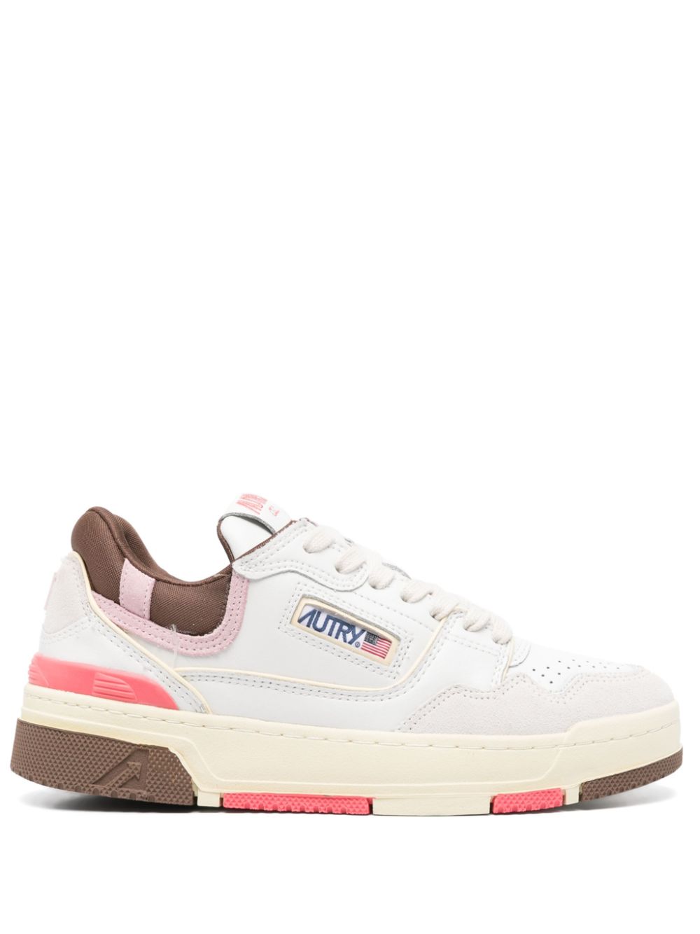 SNEAKER CLC LOW BLANCO MARRON ROSA