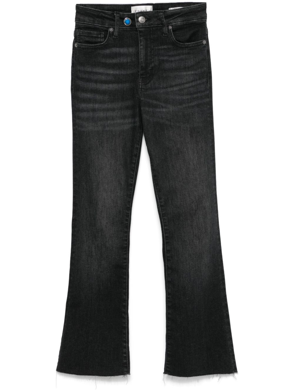 PANTALON 5B LE CROP MINI BOOT NEGRO WASH