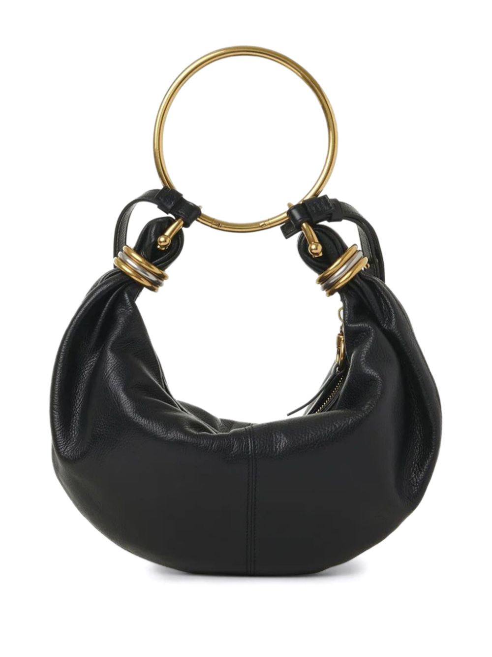 BOLSO BRACELET MEDIA LUNA NEGRO