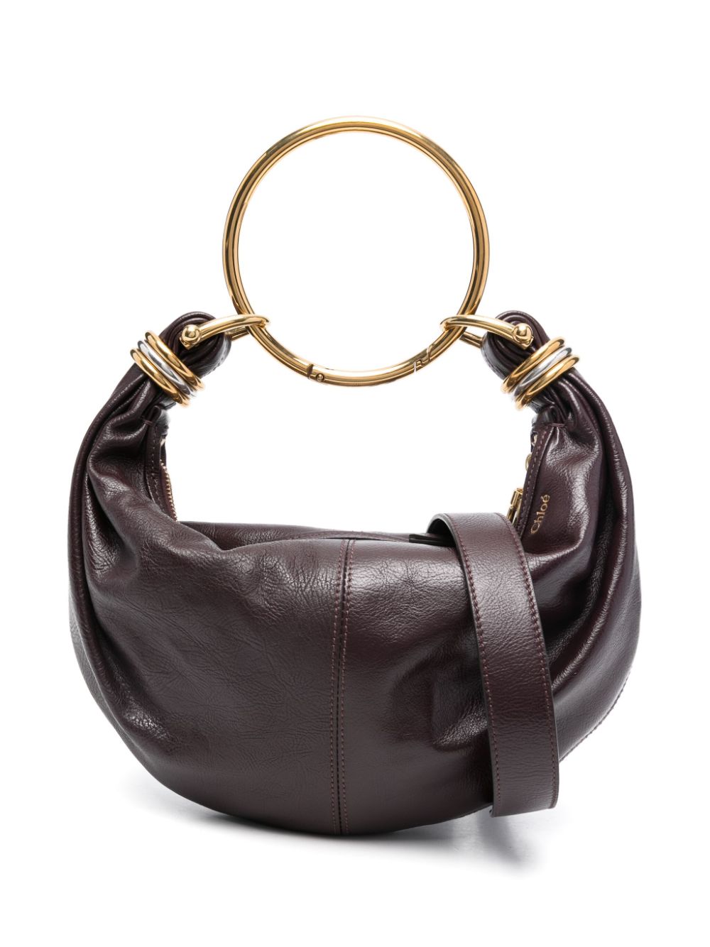 BOLSO BRACELET MEDIA LUNA MORADO