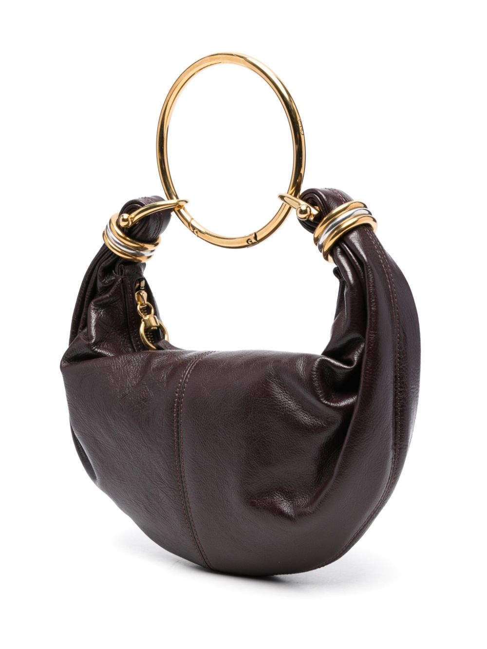 BOLSO BRACELET MEDIA LUNA MORADO