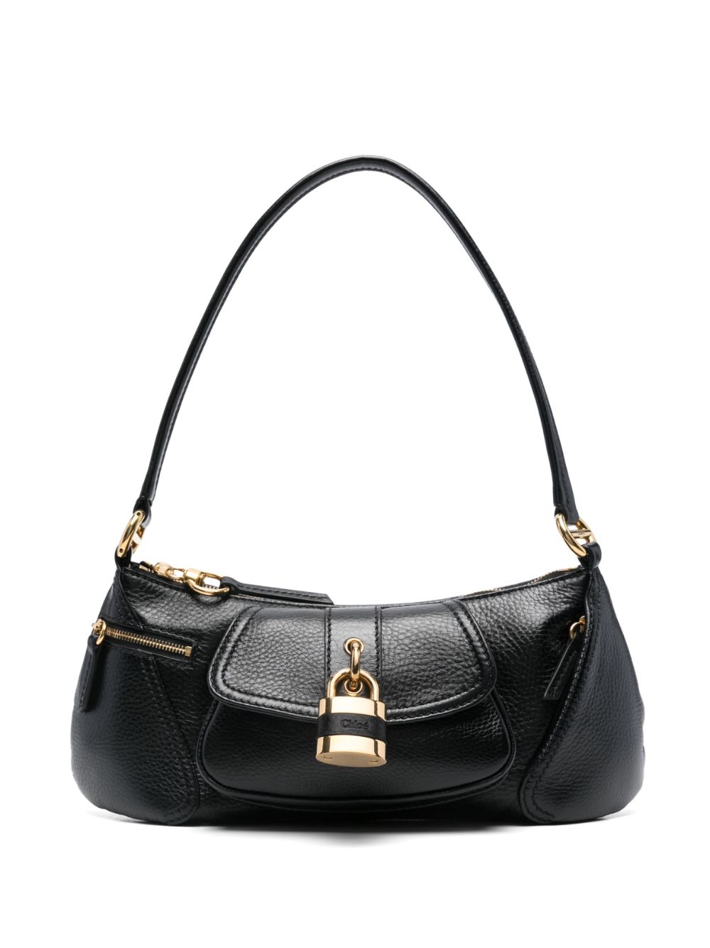 BOLSO SHOULDER THE 99 NEGRO DET DORADO