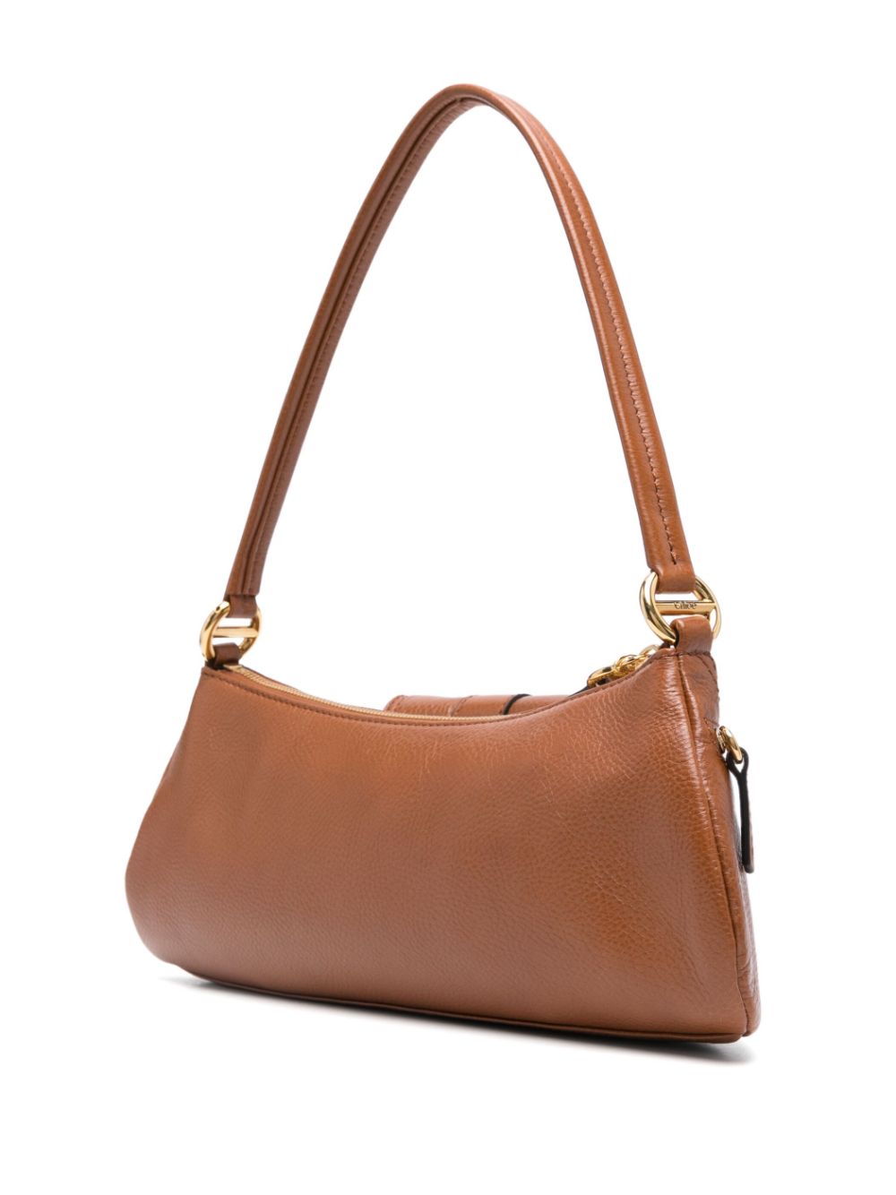 BOLSO SHOULDER THE 99 MARRON DET DORADOS