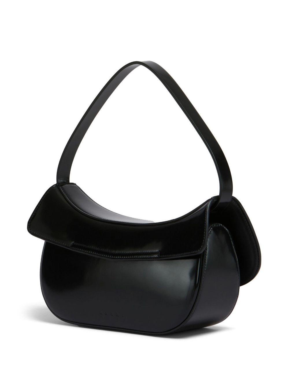 BOLSO HOBO M NEGRO CIERRE DORADO