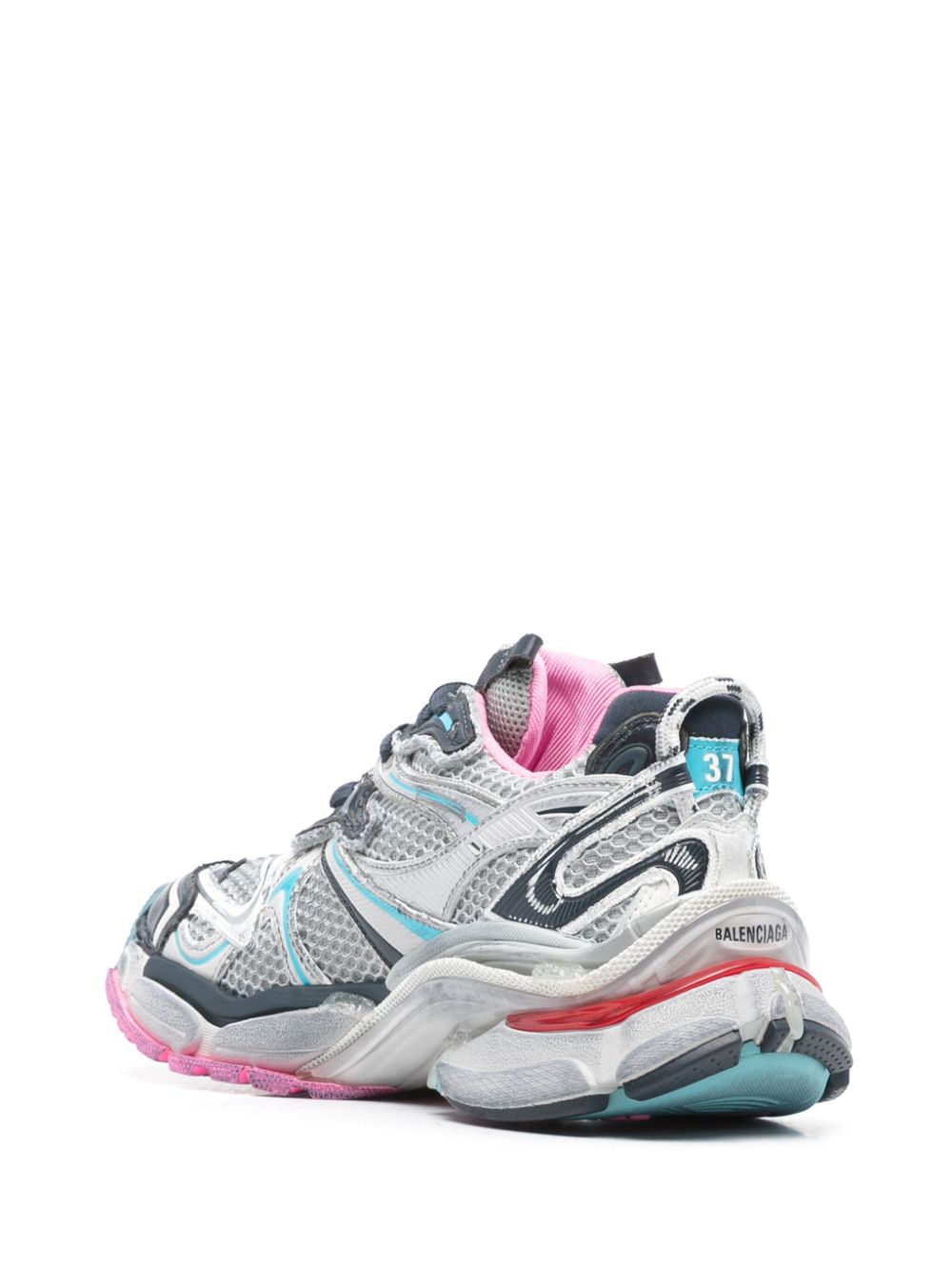 SNEAKER RUNNER2 GRIS AZUL ROSA ROJO