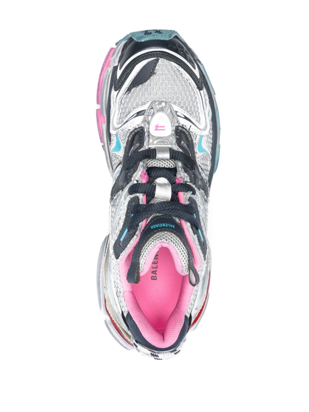 SNEAKER RUNNER2 GRIS AZUL ROSA ROJO