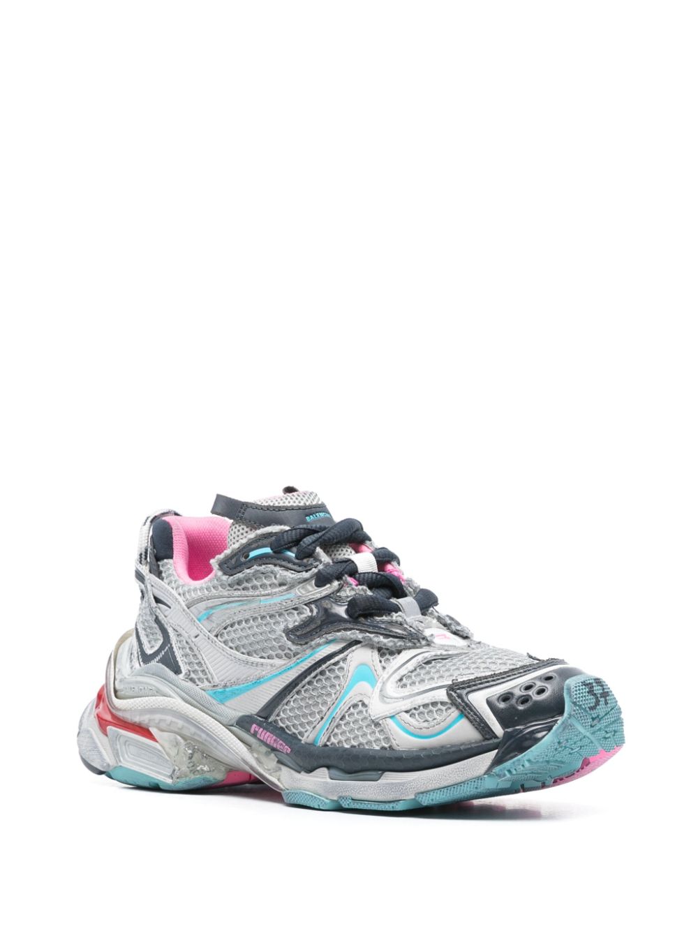 SNEAKER RUNNER2 GRIS AZUL ROSA ROJO