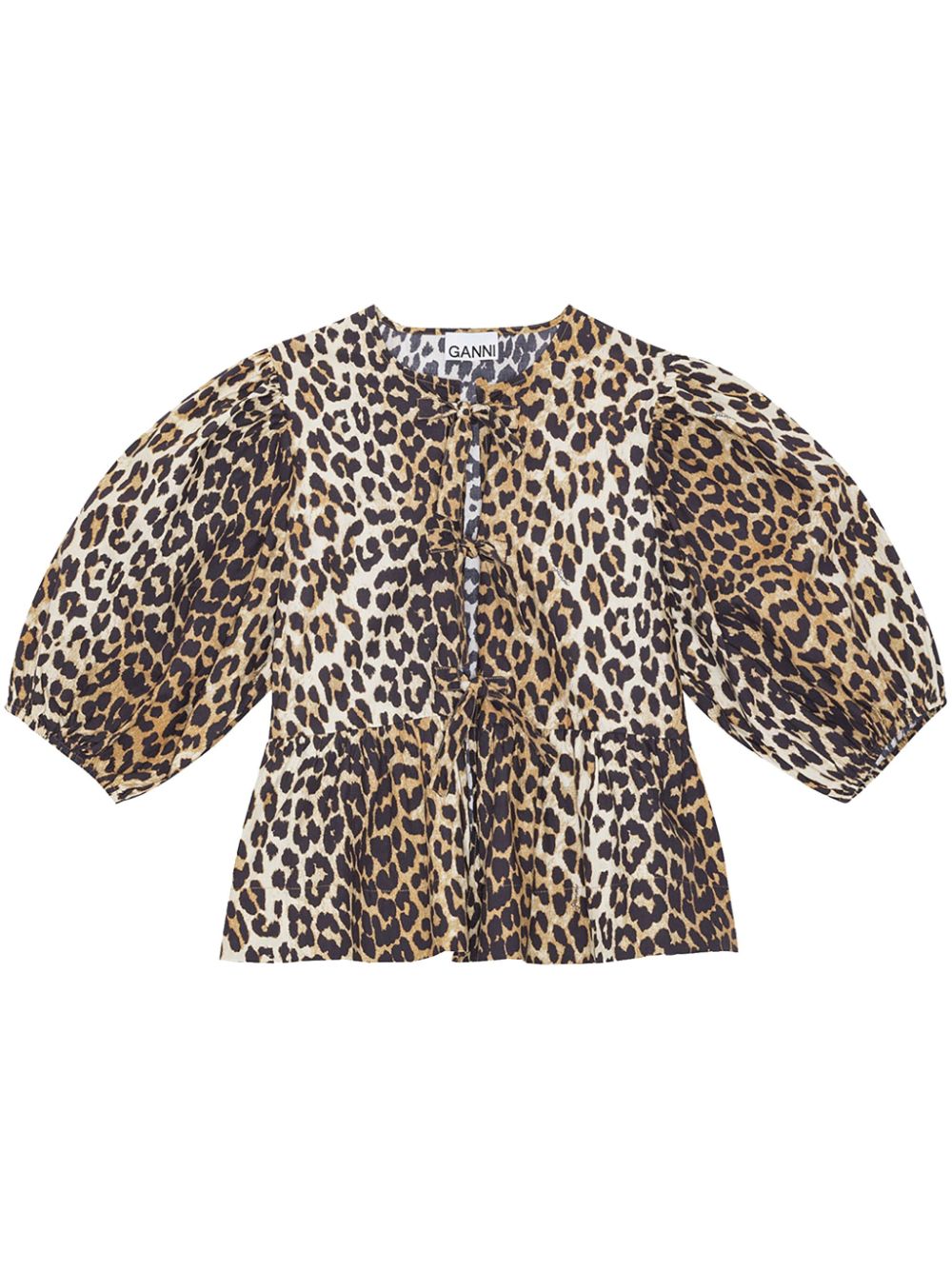 BLUSA MC ESTAMPADO LEOPARDO