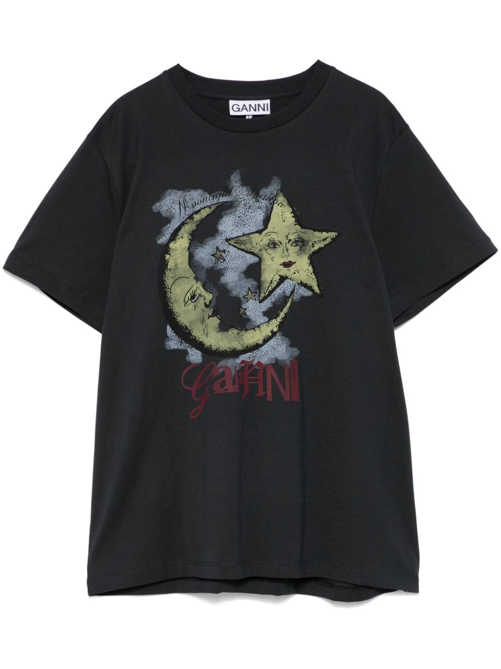 CAMISETA MC MOONLIGHT NEGRO VINTAGE