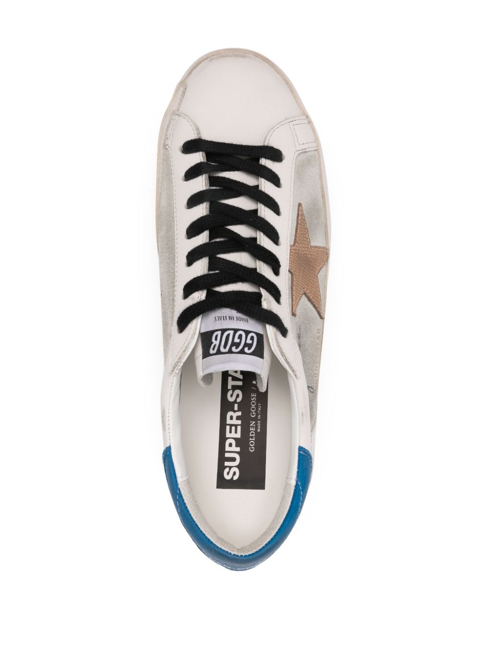 SNEAKER SUPER STAR BLANCO MARRON AZUL