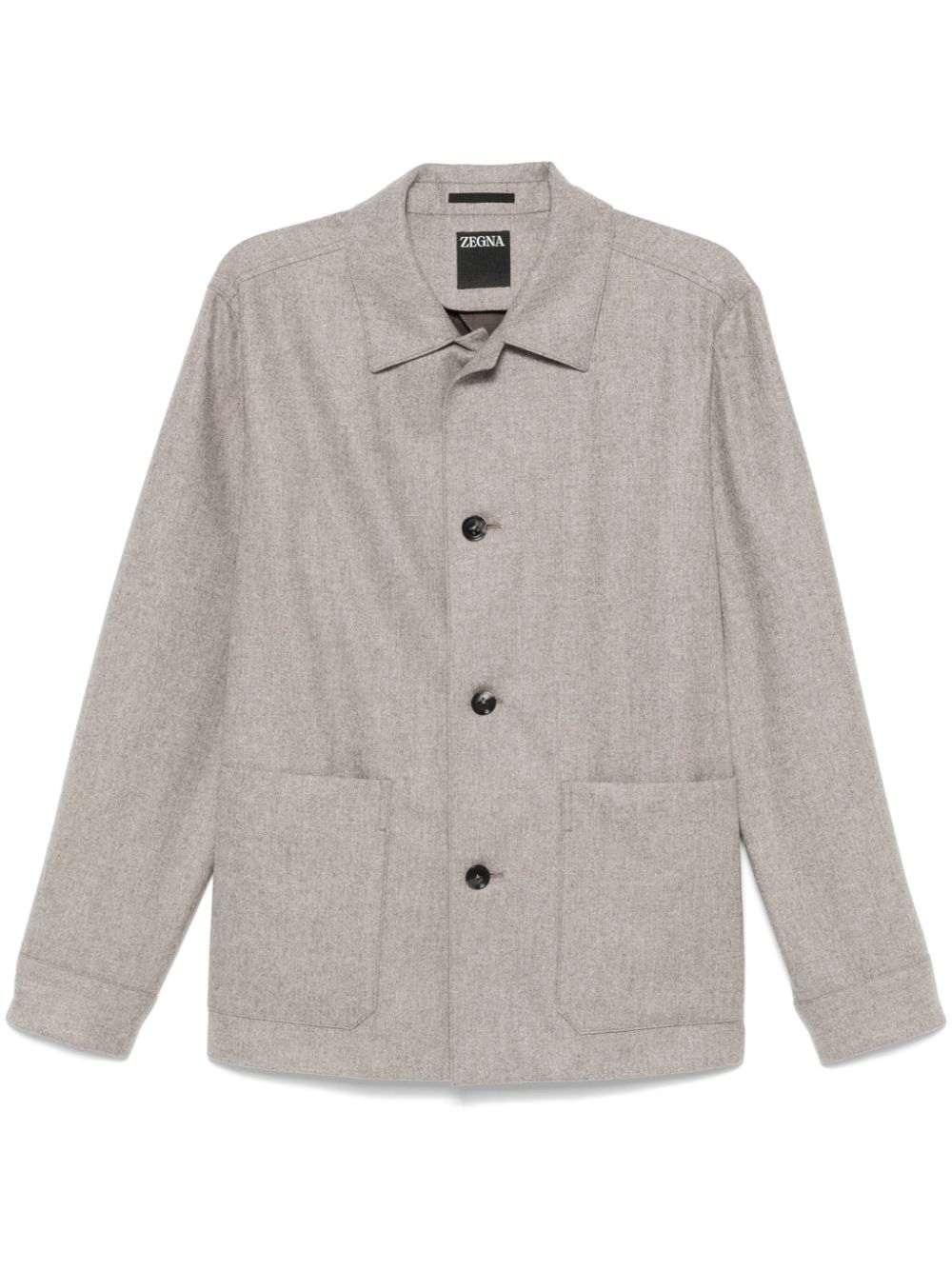 BLAZER BEIGE BOTONES BICOLOR