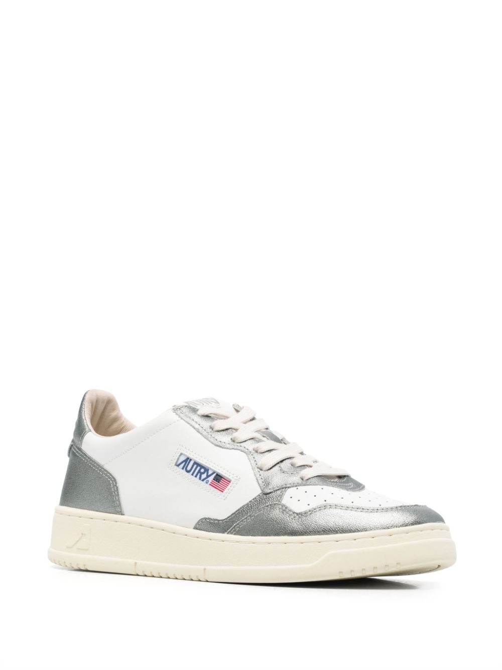 SNEAKER MEDALIST MID BLANCO PLATEADO