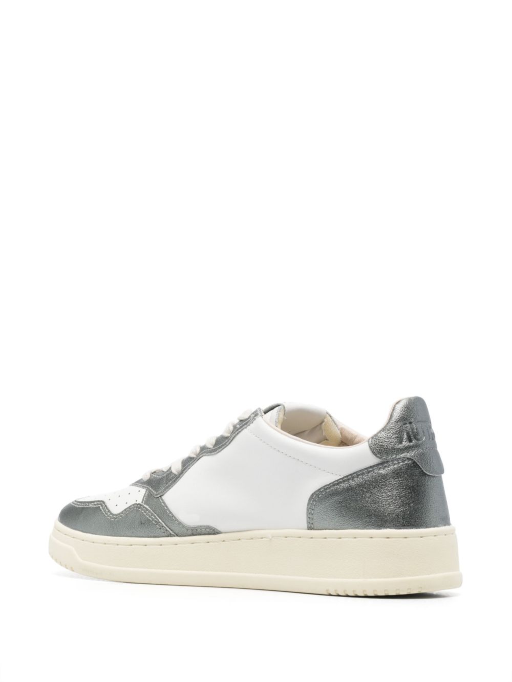 SNEAKER MEDALIST MID BLANCO PLATEADO