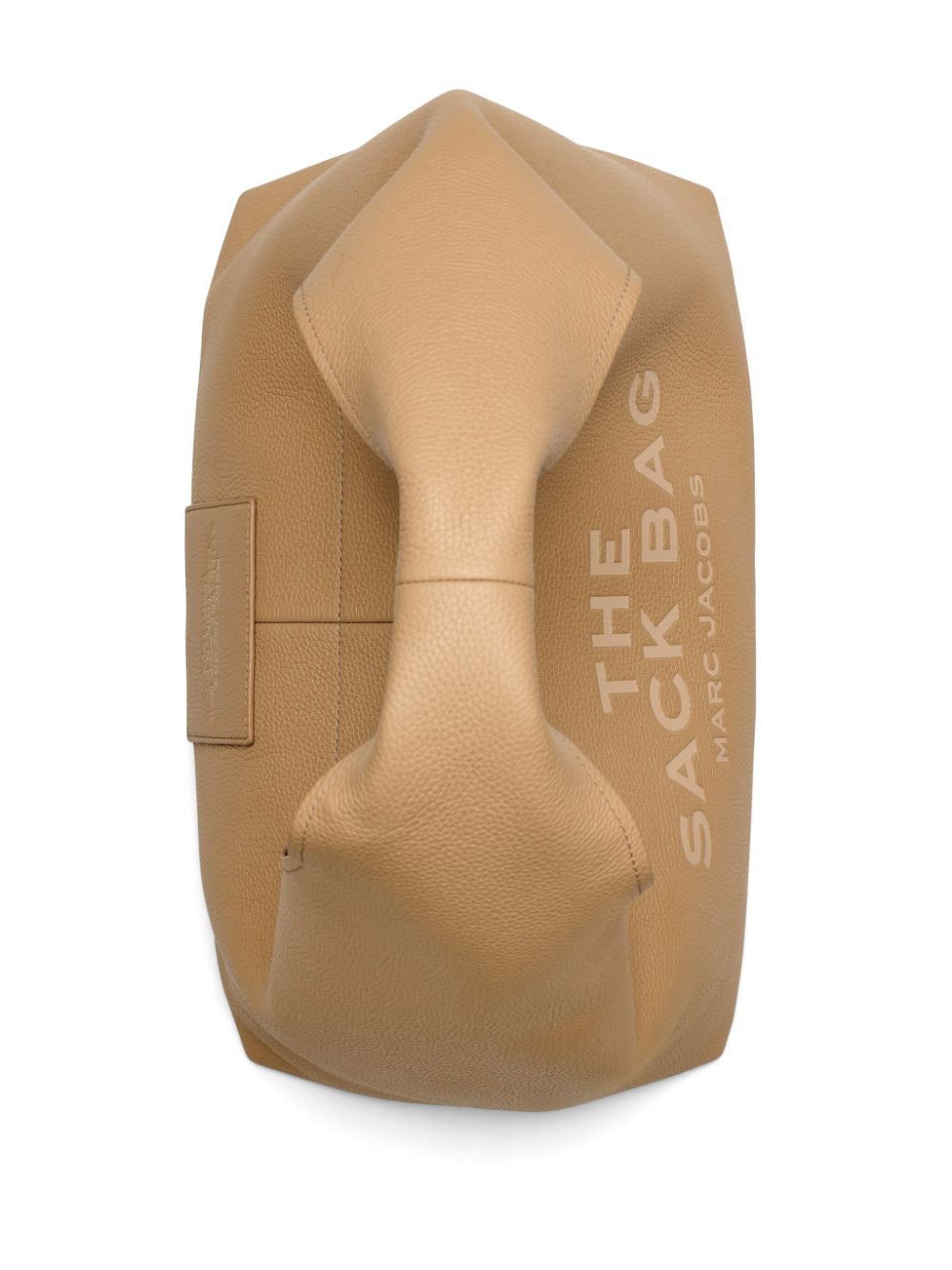 BOLSO PIEL THE SACK CAMEL LOGO BEIGE