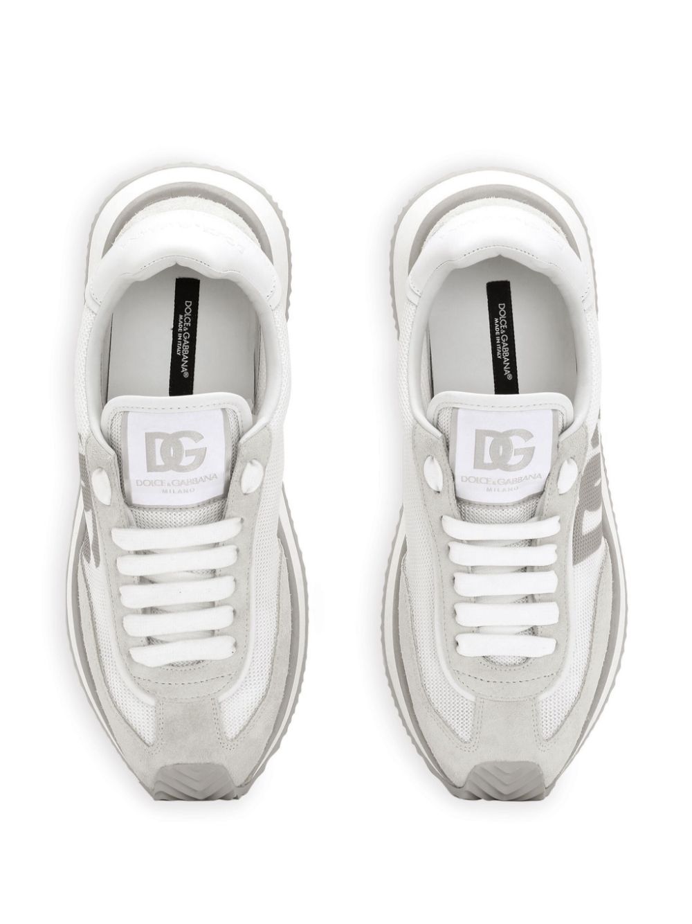 SNEAKER ARIA BLANCO LOGO GRIS