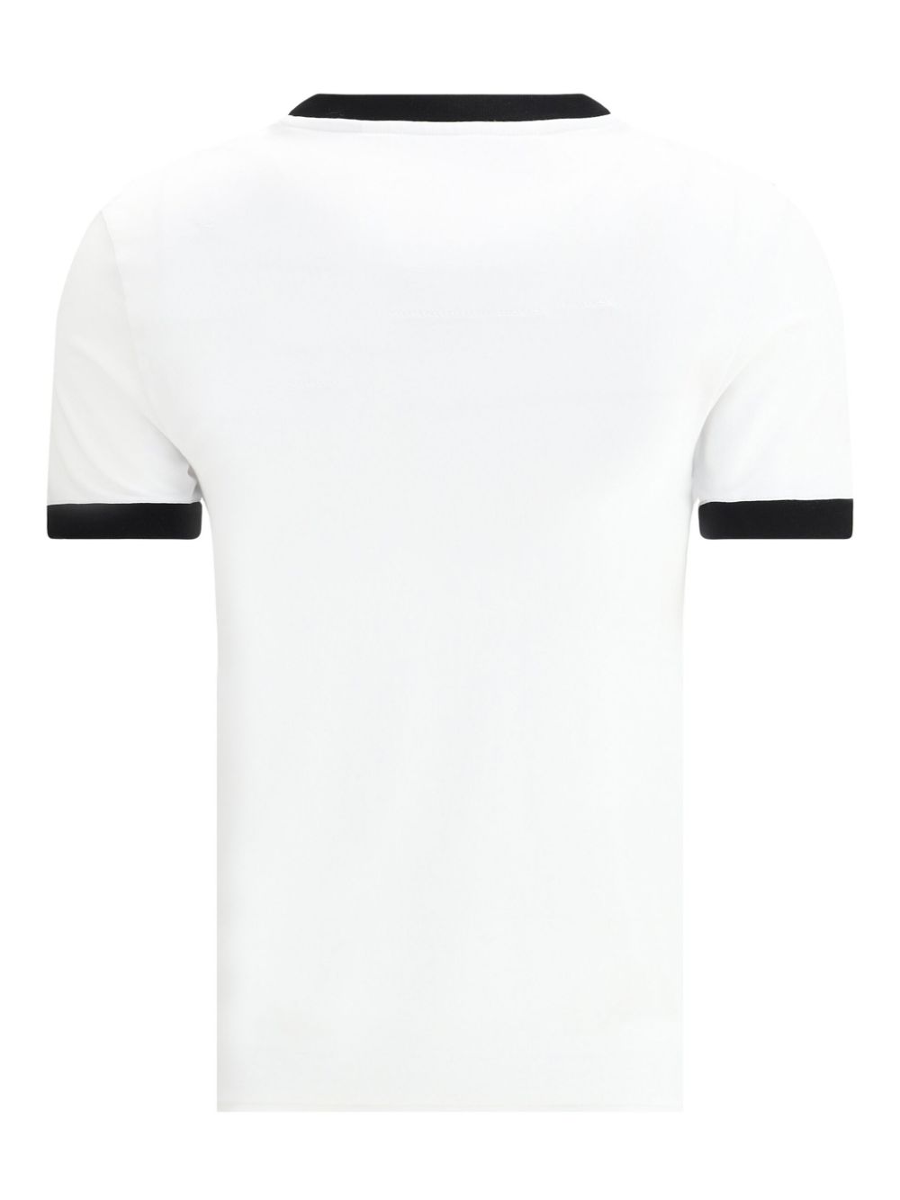 CAMISETA MC BLANCA LOGO NEGRO CUELLO