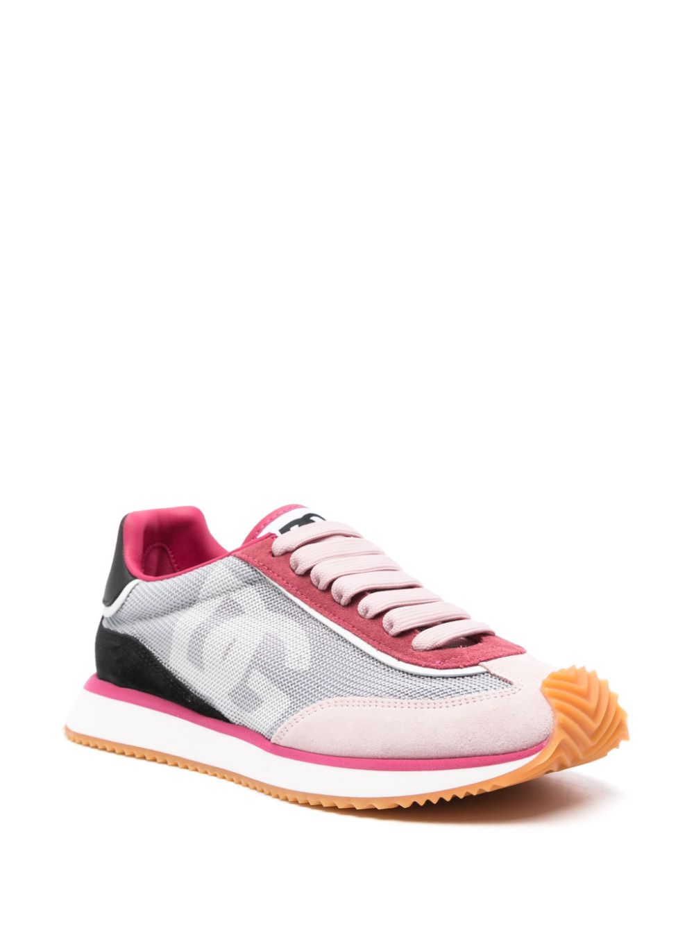 SNEAKER LOW TOP BASSA DRAGON GRIS ROSA