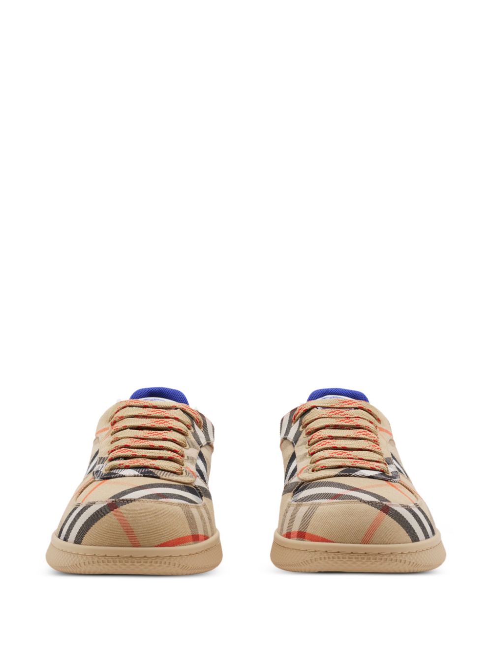 SNEAKER TERRACE BEIGE CAMEL CUADROS