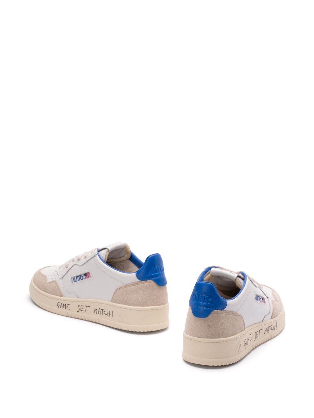 SNEAKER MEDALIST LOW BLANCO TALON AZUL