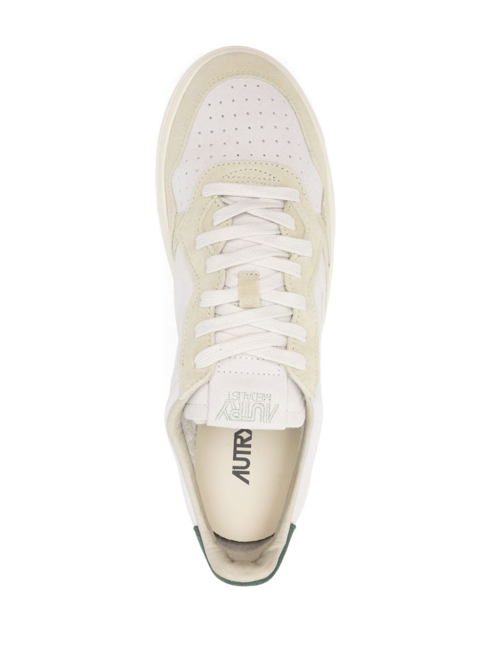 SNEAKER MEDALIST LOW BEIGE VERDE MILITAR