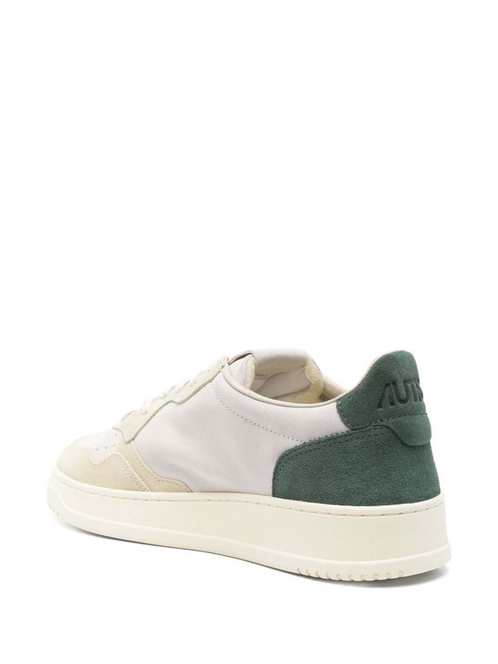 SNEAKER MEDALIST LOW BEIGE VERDE MILITAR