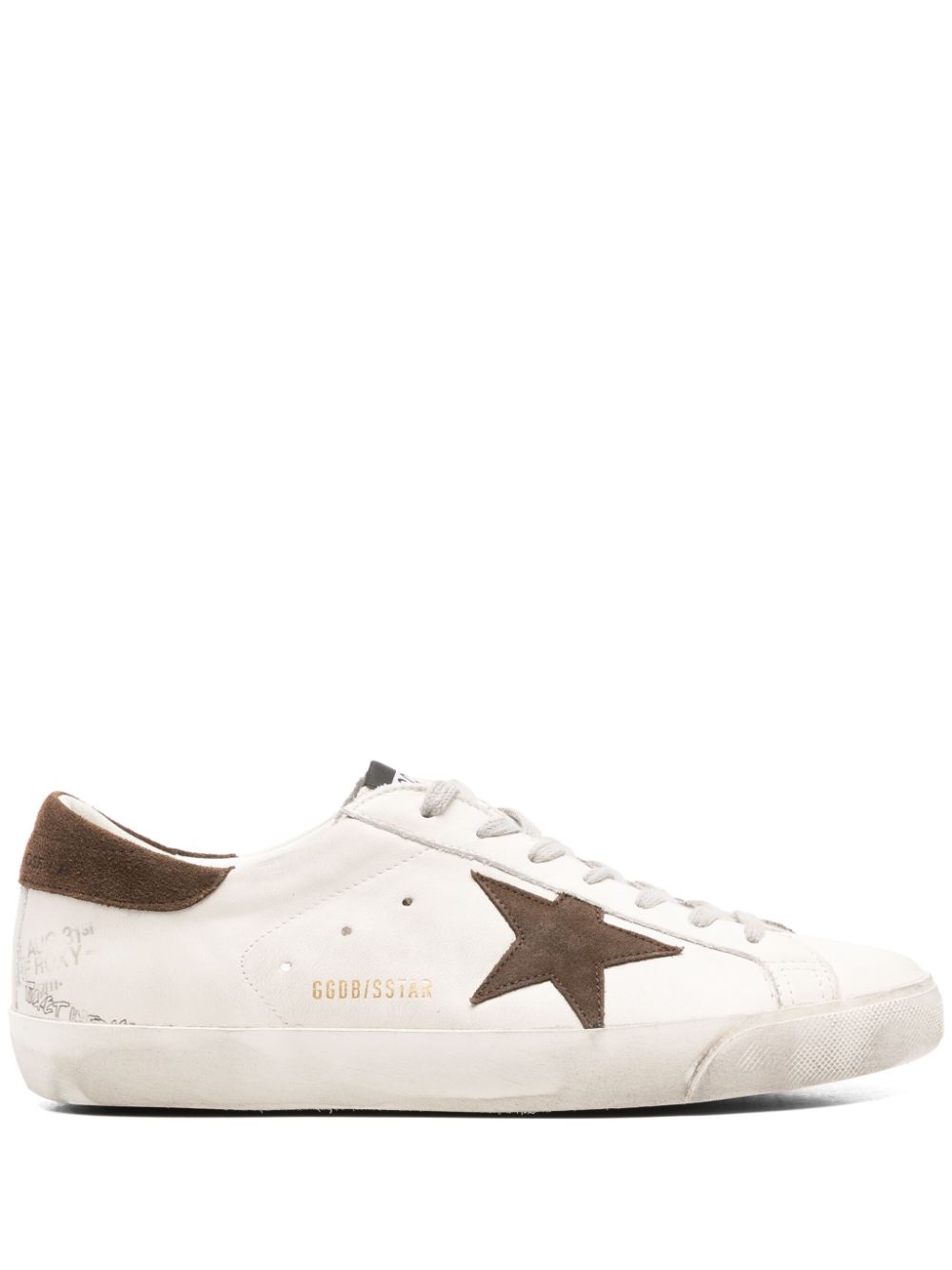 SNEAKER SUPERSTAR NATURAL ANTE MARRON