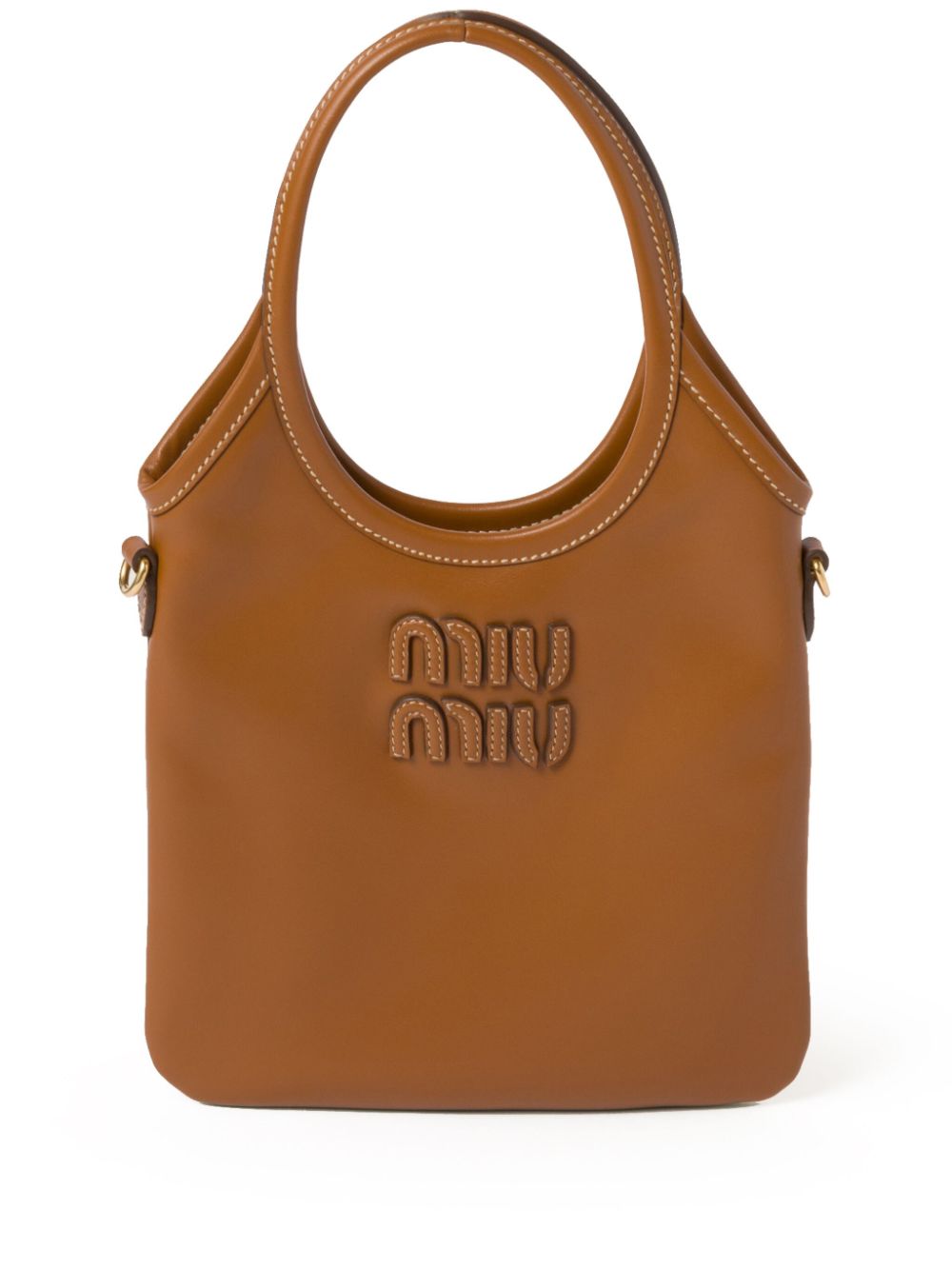 BOLSO DE MANO COGNAC LOGO...