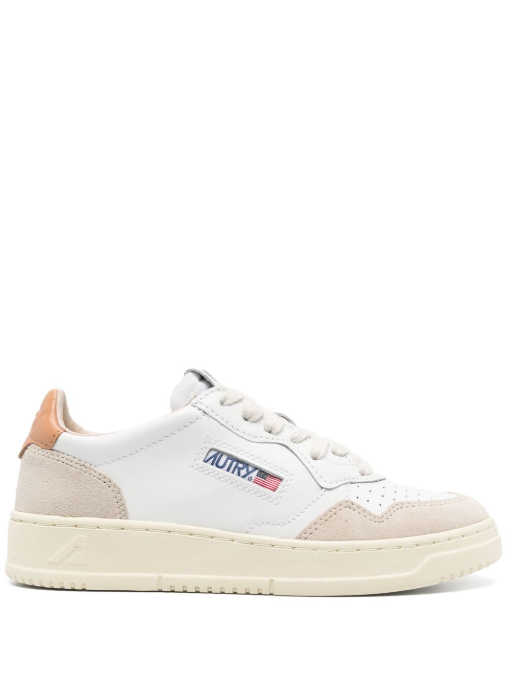 SNEAKER MEDALIST LOW BLANCO TALON CAMEL