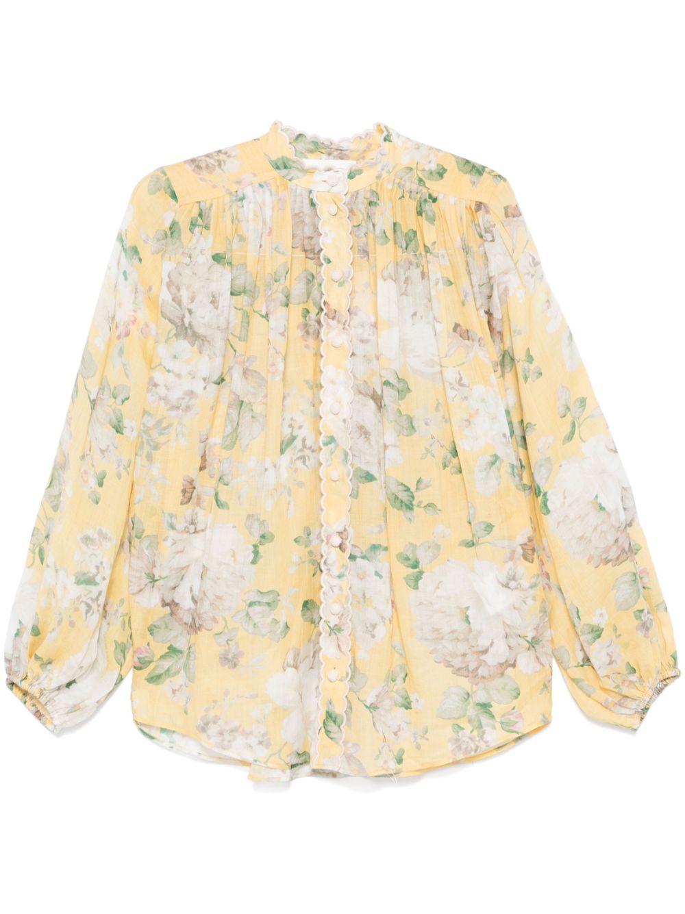 BLUSA ACACIA AMARILLA EST FLORES