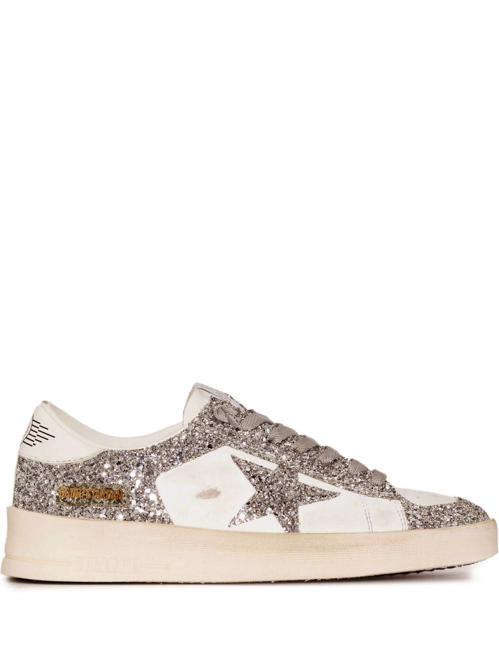 SNEAKER STARDAN BLANCO GLITTER PLATEADO