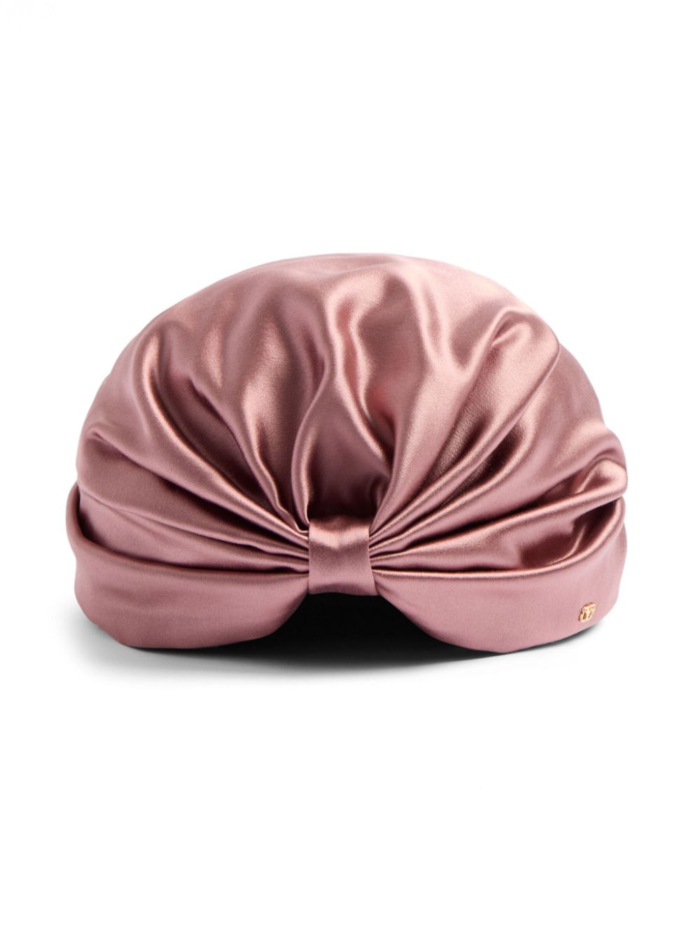 GORRO ROSA LAZO LOGO DORADO