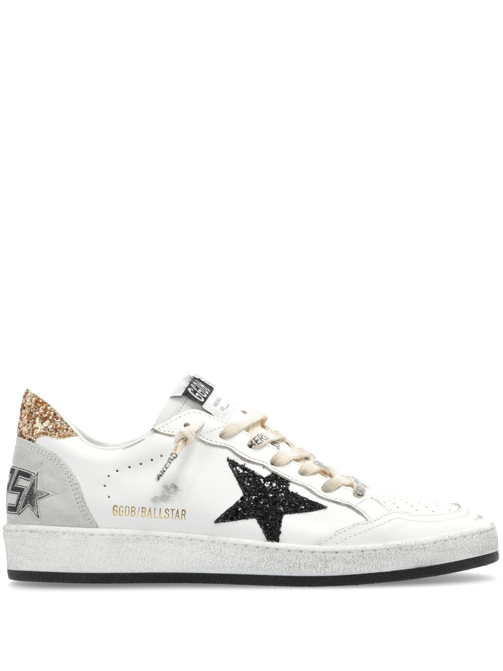 SNEAKER BALLSTAR BLANCO NEGRO DORADO