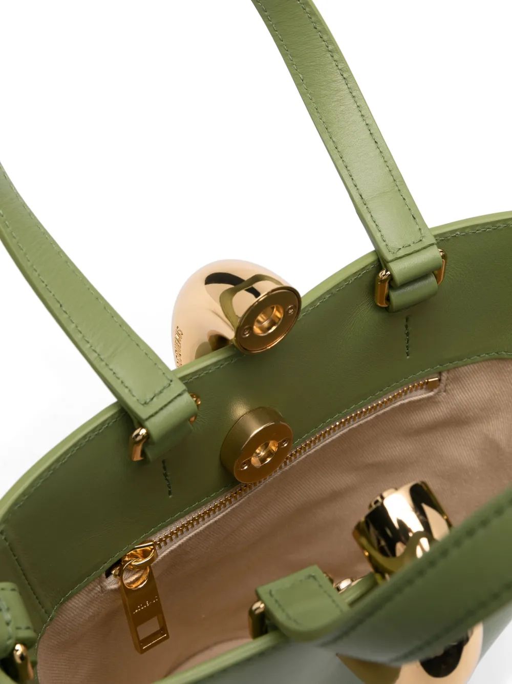 BOLSO LE PETIT BAMBOLA VERDE ASIMETRICO