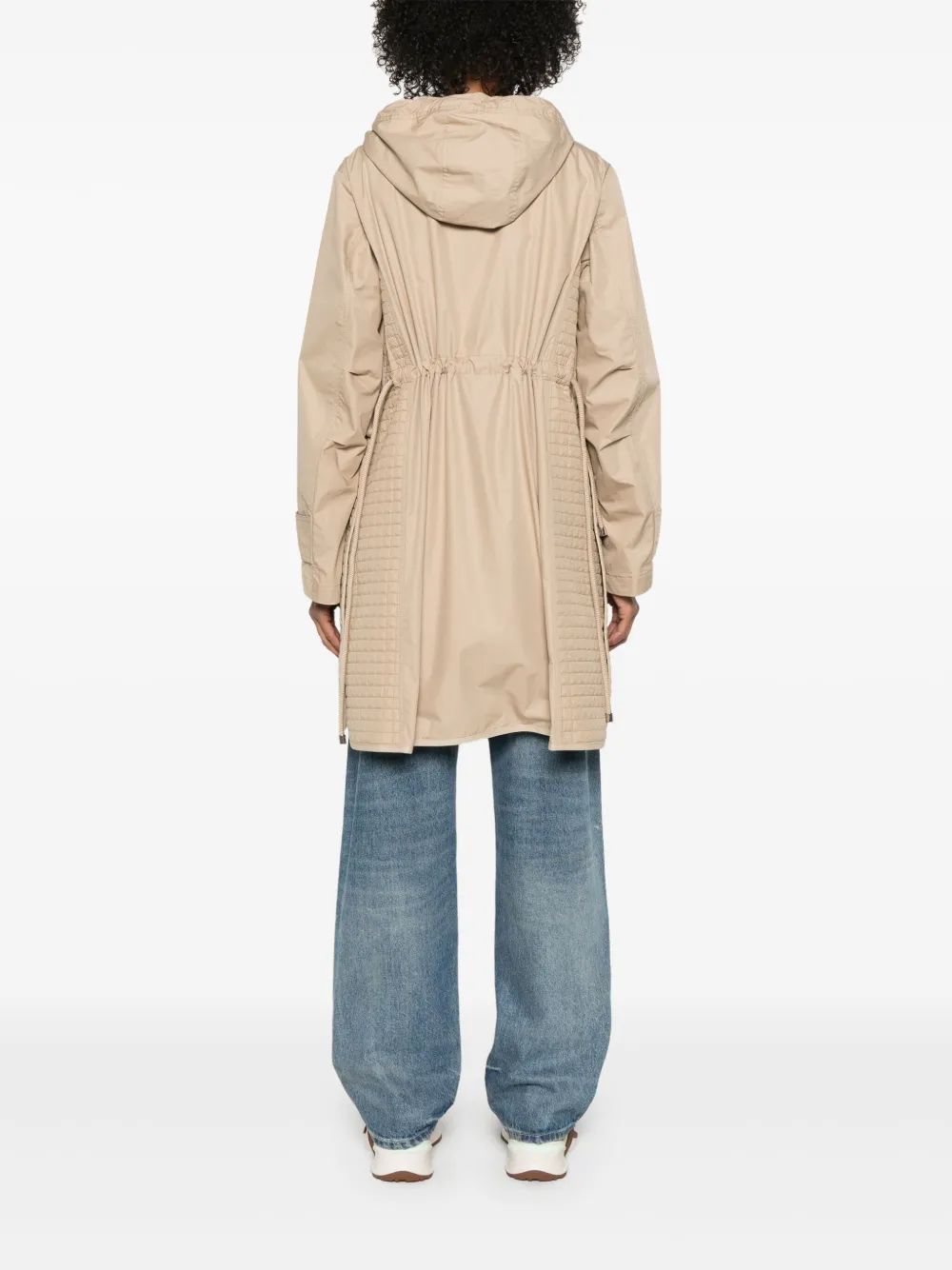 PARKA MEUDON BEIGE LARGO CAPUCHA