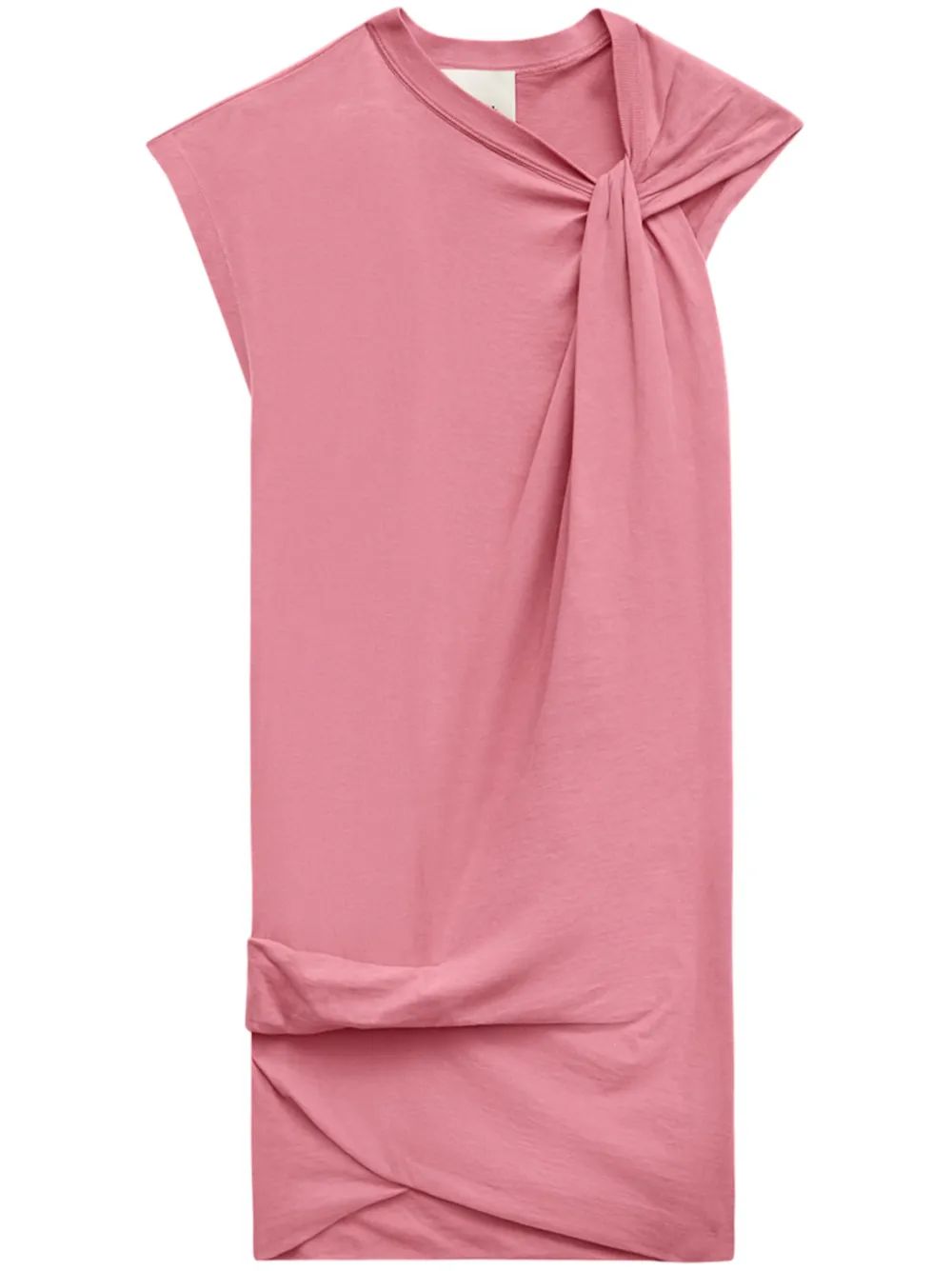 VESTIDO SM LEANY ROSA ANTIK ATADO CUELLO