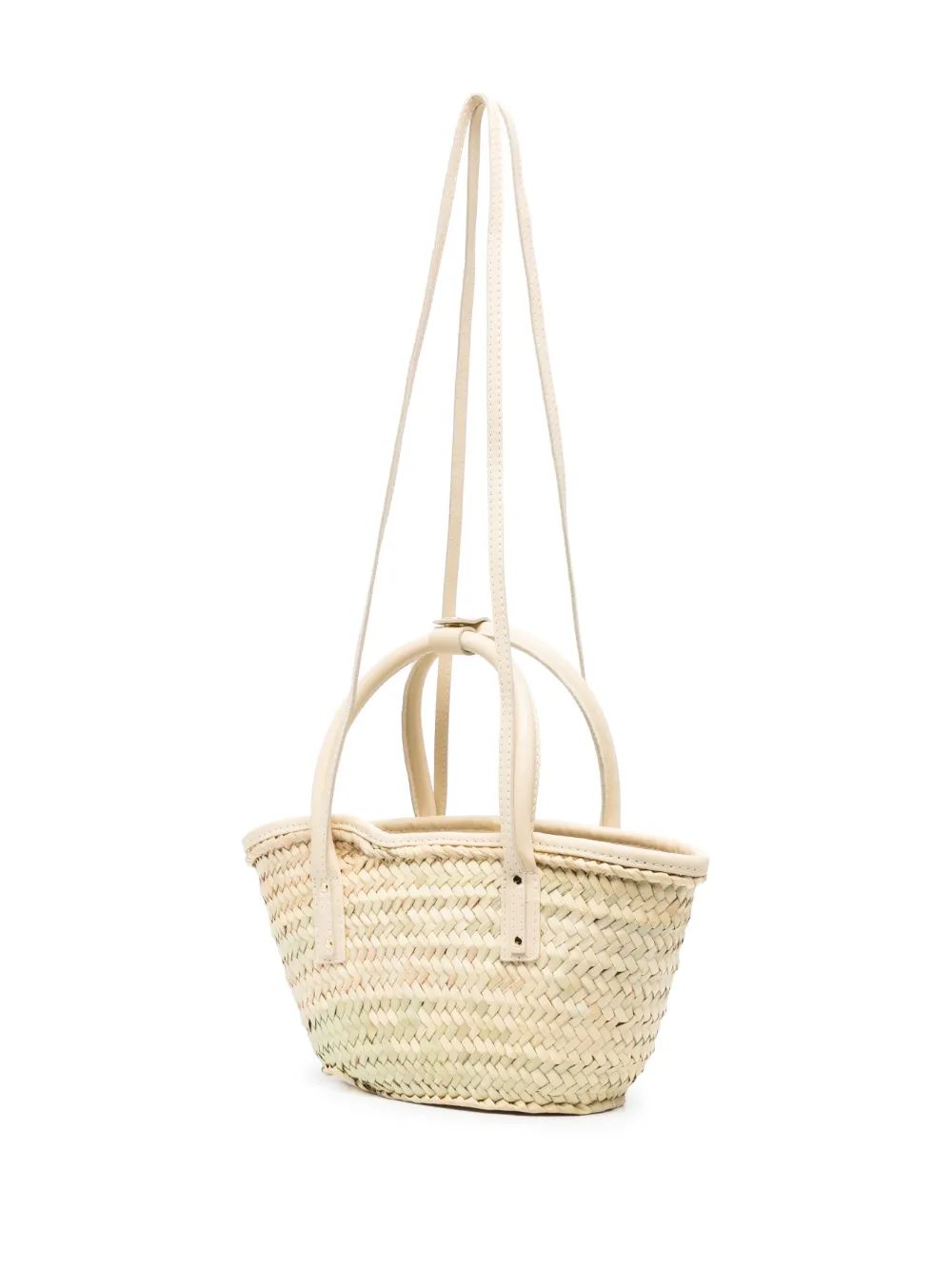 BOLSO LE PETIT PANIER NATURAL RAFIA LOGO