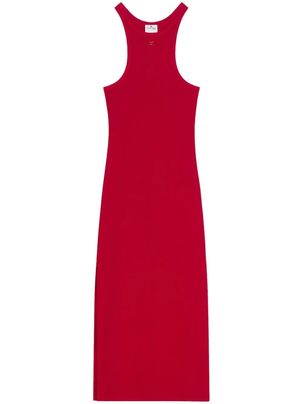 VESTIDO TIRANTES SCUBA 90S ROJO CANALE