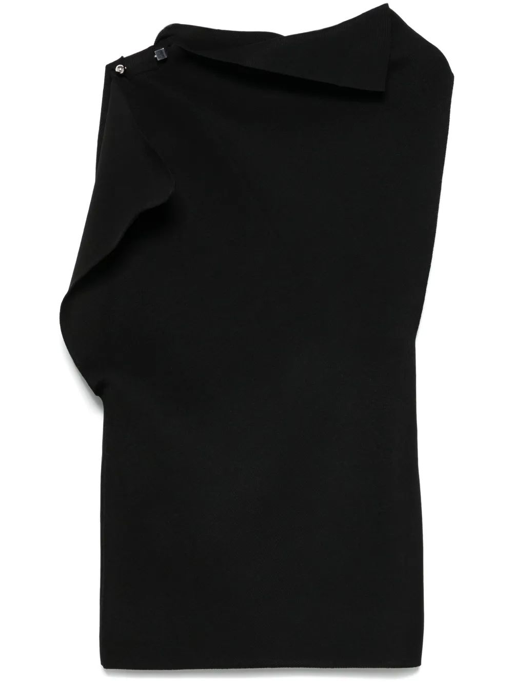 VESTIDO TRAPEZE SM NEGRO CORTO