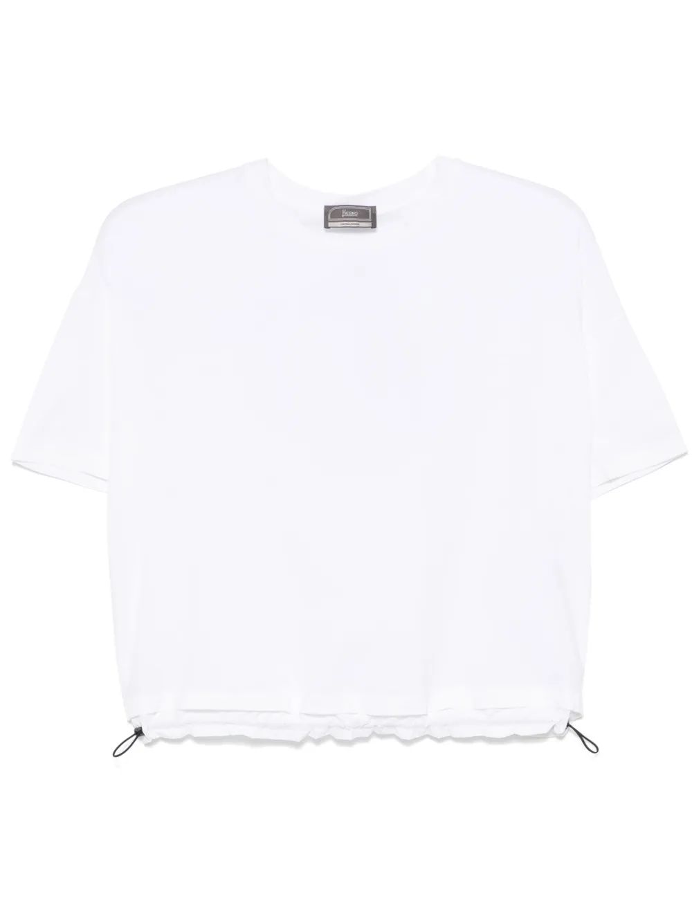 CAMISETA MC BLANCA DETALLE NYLON