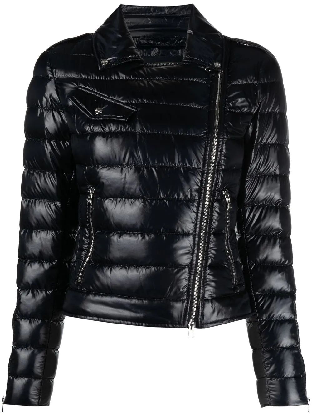 CHAQUETA SPORT NEGRA ACOLCHADA ZIP