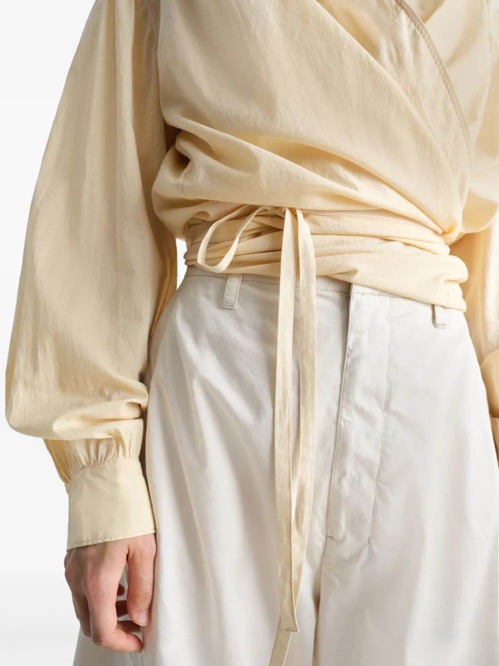 BLUSA WRAP VAINILLA