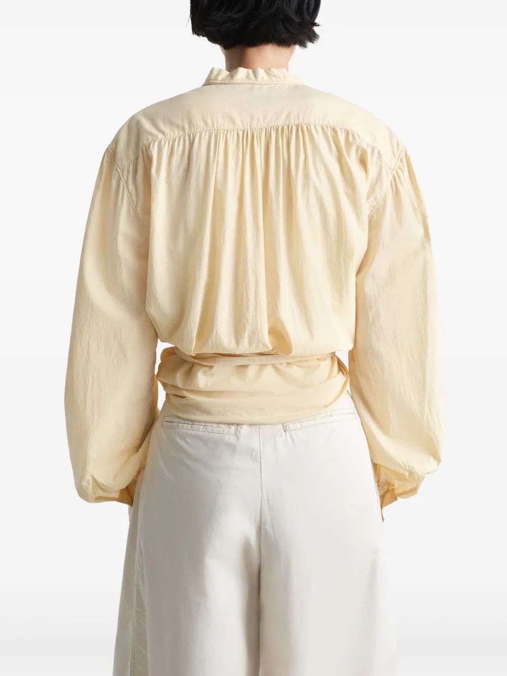 BLUSA WRAP VAINILLA