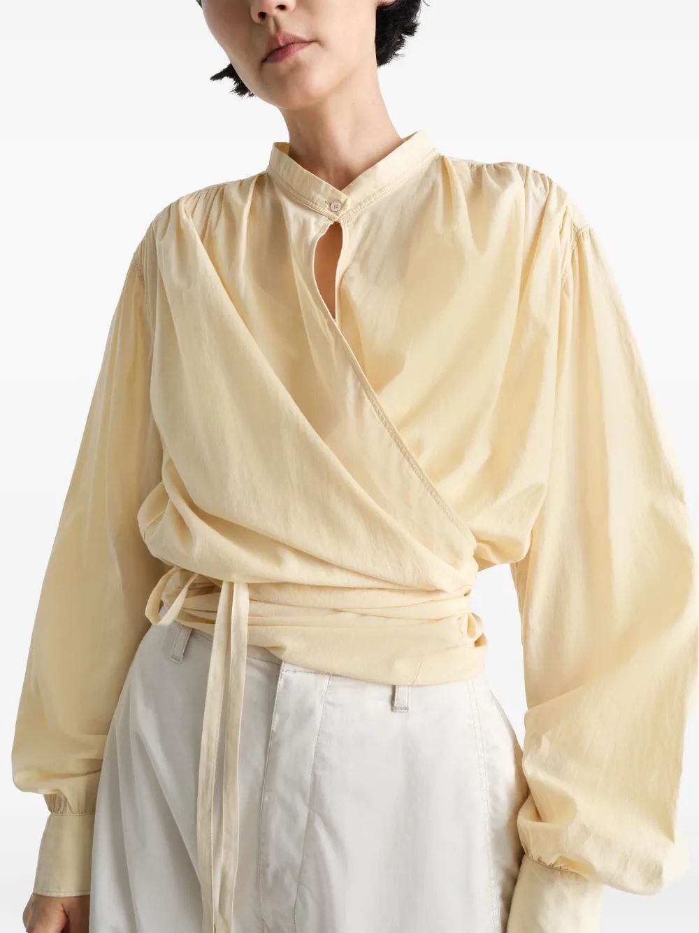 BLUSA WRAP VAINILLA
