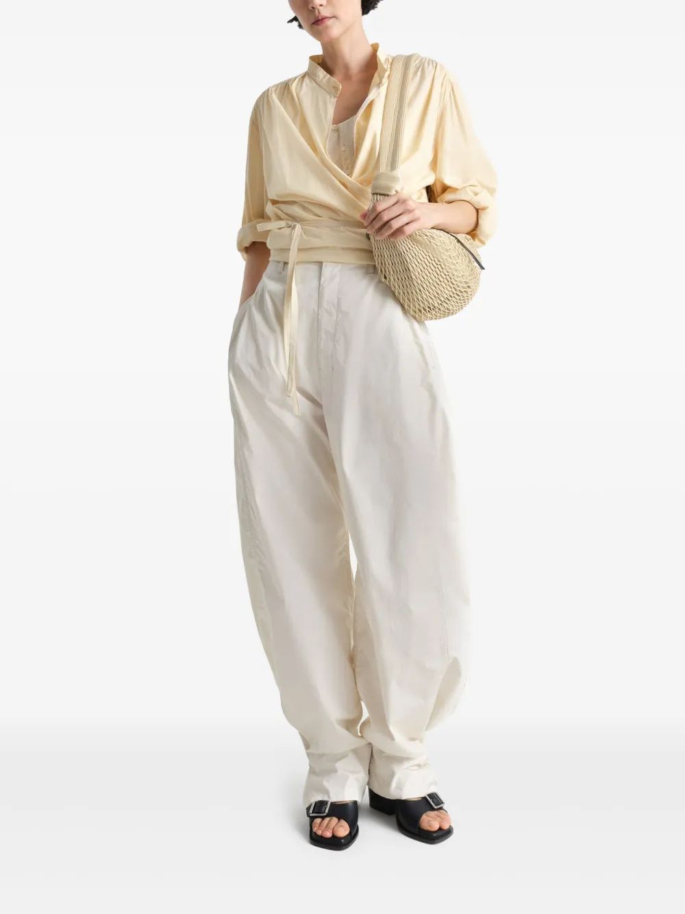 BLUSA WRAP VAINILLA