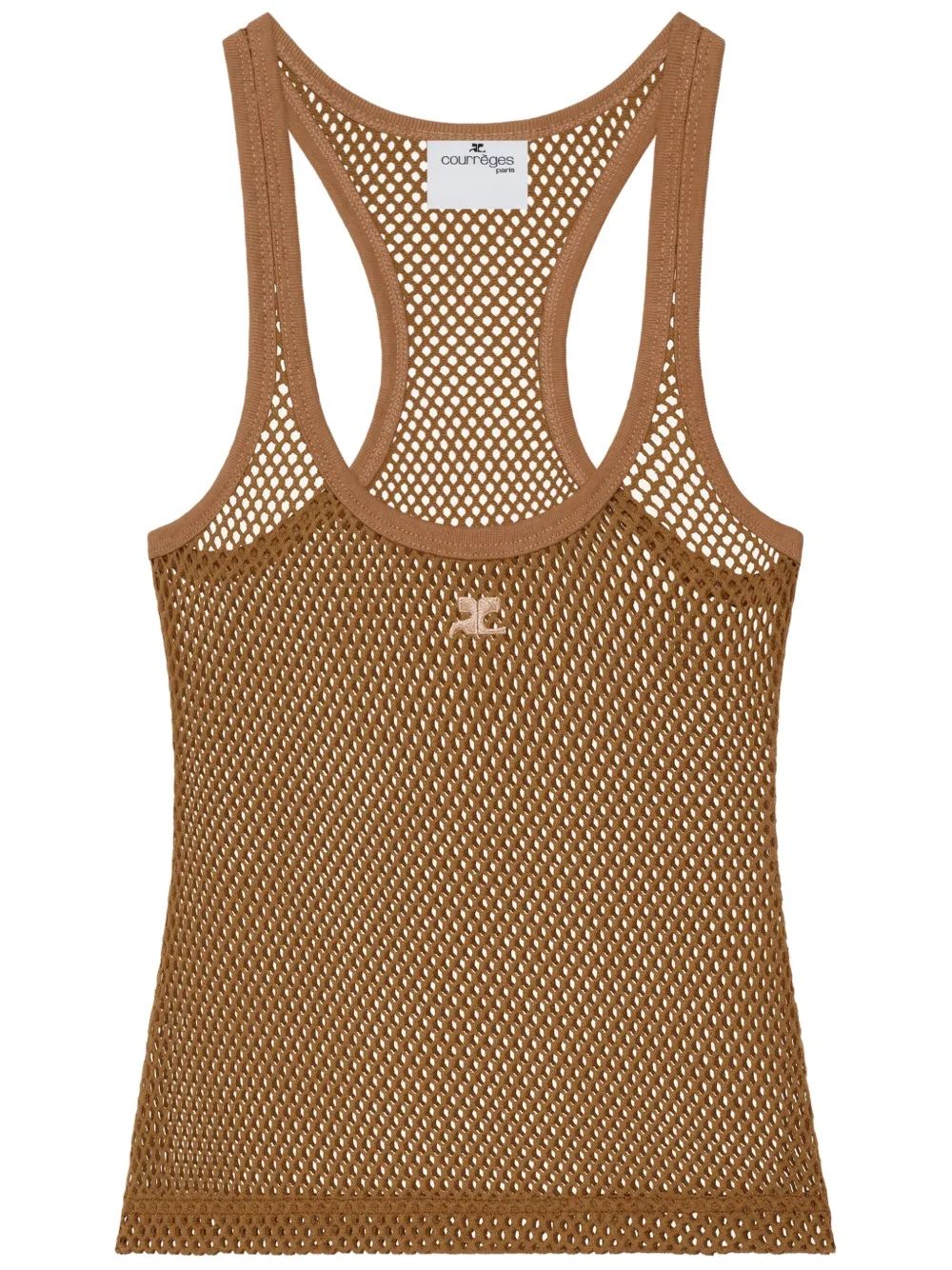 TANK TOP CAMEL REJILLA