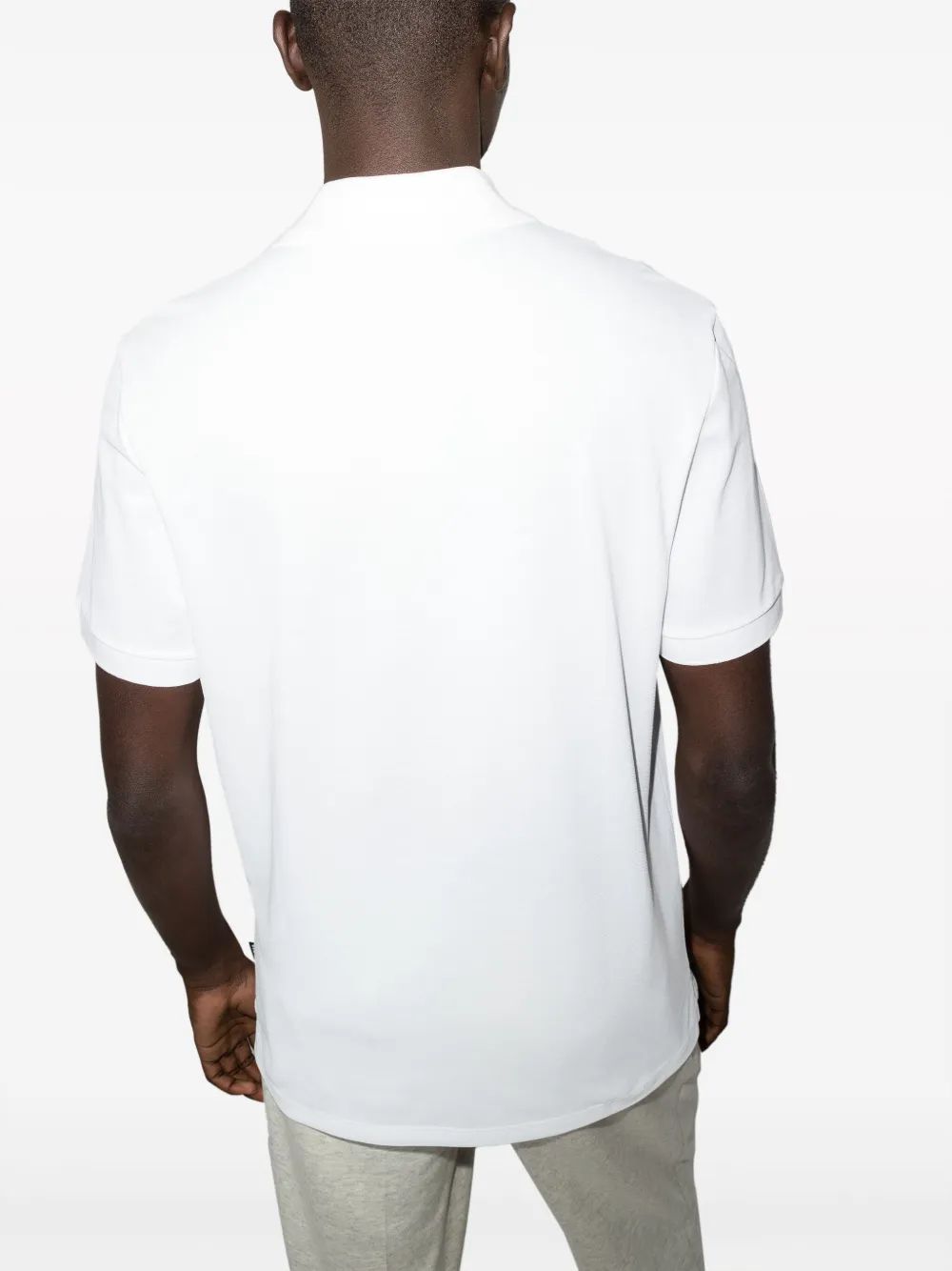 POLO MC PALLAS BLANCO LOGO BORDADO