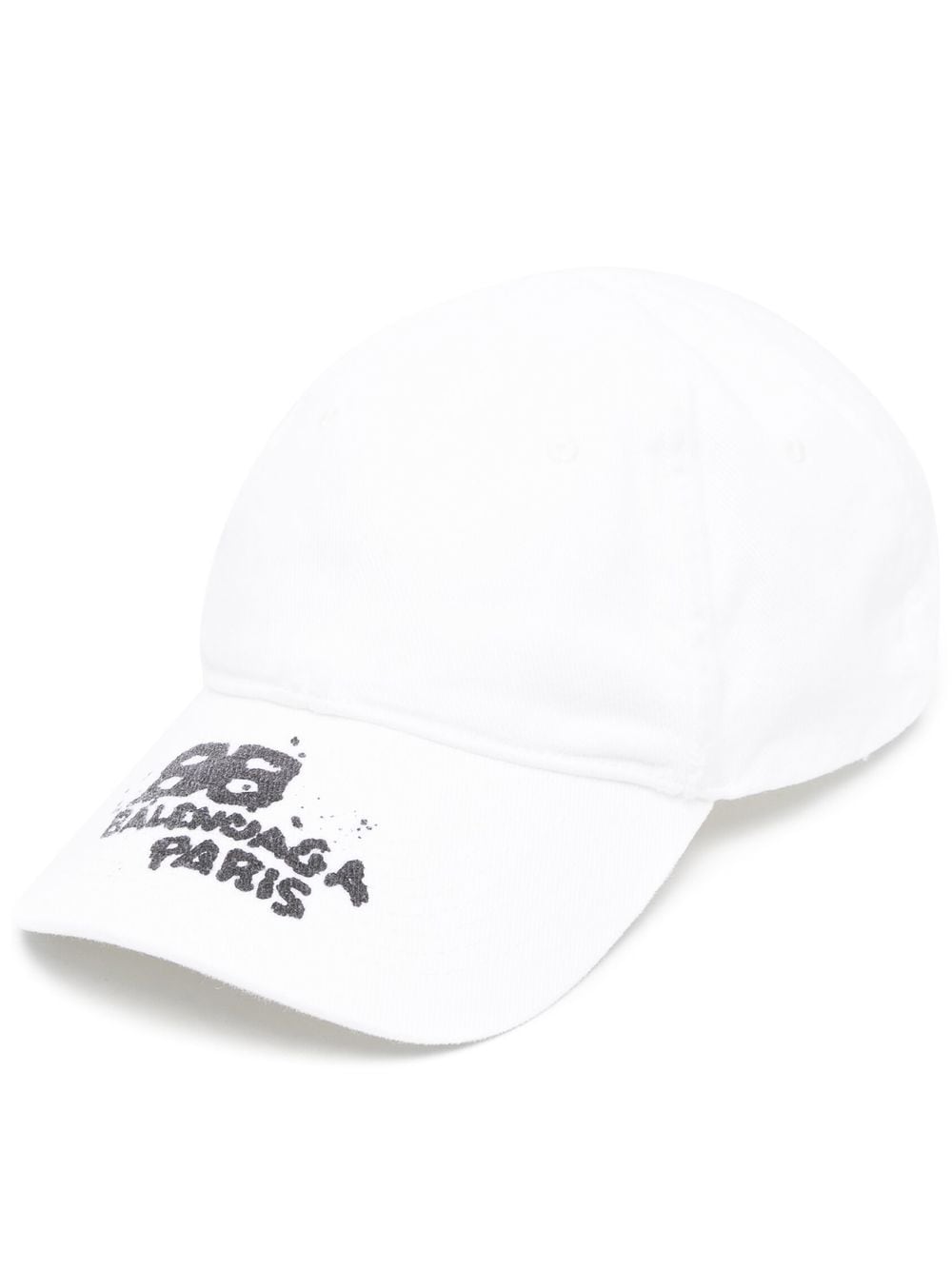 GORRA BLANCA LOGO FRAFITI NEGRO